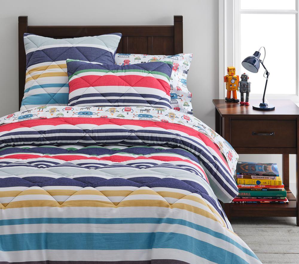 Tanner Striped Comforter & Shams